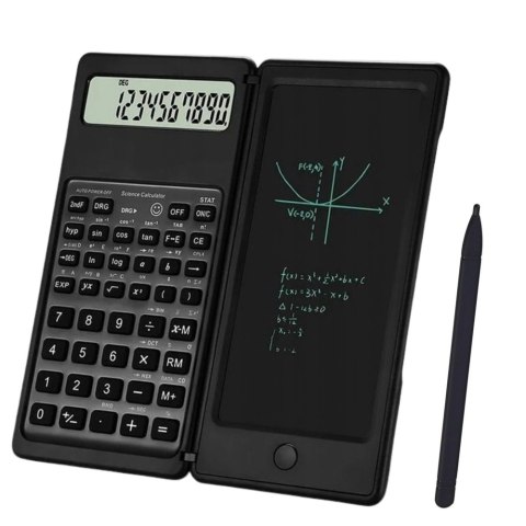Kalkulator Naukowy Biurowy Z Tablicą LCD Tablet Graficzny Rysik 10 Cyfr LEAN