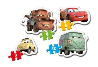 Moje Pierwsze Puzzle 3-6-9-12 DISNEY PIXAR AUTA Clementoni 20804 Clementoni