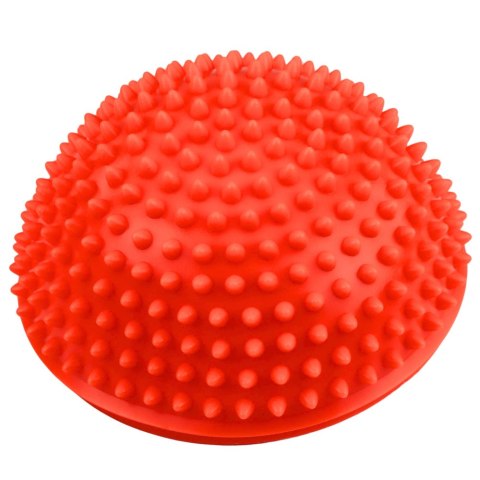 Półkula Sensoryczna Do Masażu Ćwiczeń Równowagi Pomarańczowa 16 cm LEAN