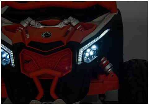 Auto Na Akumulator Maverick CAN-AM Turbo RS STRONG AIR Pomarańczowe LEAN CARS