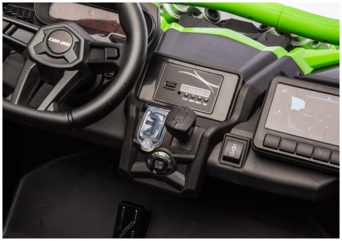 Auto Na Akumulator Maverick CAN-AM Turbo RS STRONG AIR Zielone LEAN CARS