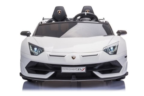 Auto na akumulator Lamborghini Aventador SX2028 Biały LEAN CARS