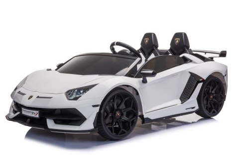 Auto na akumulator Lamborghini Aventador SX2028 Biały LEAN CARS