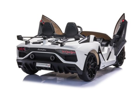 Auto na akumulator Lamborghini Aventador SX2028 Biały LEAN CARS