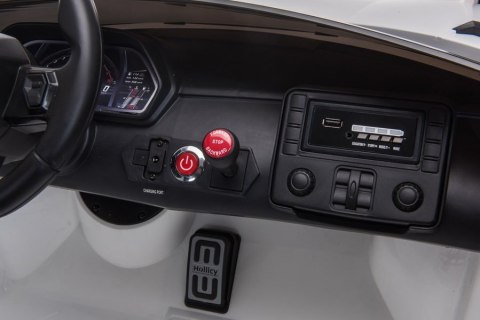 Auto na akumulator Lamborghini Aventador SX2028 Biały LEAN CARS