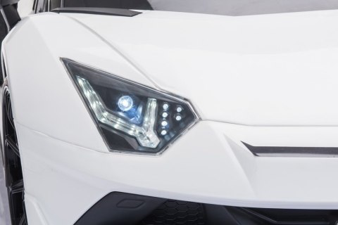 Auto na akumulator Lamborghini Aventador SX2028 Biały LEAN CARS