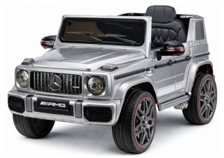 Auto Na Akumulator Mercedes AMG G 63 Srebrny Lakierowany LEAN CARS