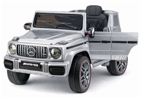 Auto Na Akumulator Mercedes AMG G 63 Srebrny Lakierowany LEAN CARS