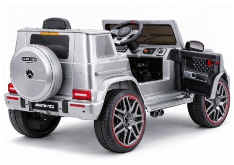 Auto Na Akumulator Mercedes AMG G 63 Srebrny Lakierowany LEAN CARS