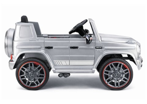 Auto Na Akumulator Mercedes AMG G 63 Srebrny Lakierowany LEAN CARS
