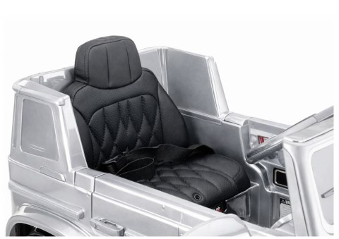 Auto Na Akumulator Mercedes AMG G 63 Srebrny Lakierowany LEAN CARS