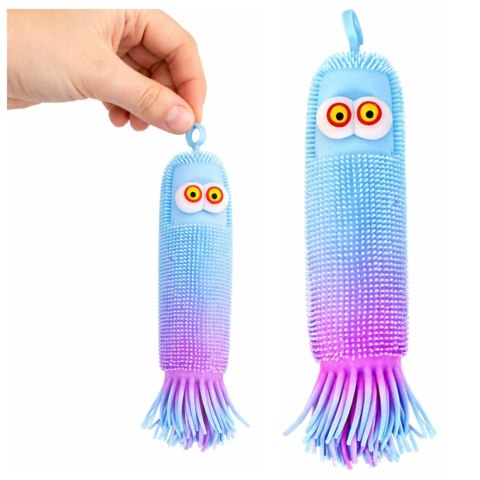 Gniotek Sensoryczny Do Odbijania Ściskania Stworek Z Kolcami Świecący LED LEAN TOYS
