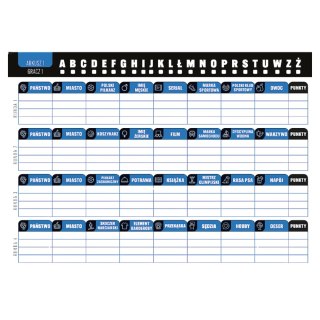 Kultowa Gra Towarzyska Państwa-Miasta Sport Trefl 30067 Trefl Gry