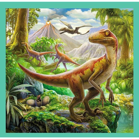 Puzzle - 3w1 (20, 36, 50) - Niezwykły świat dinozaurów - Trefl 34837 Trefl Puzzle