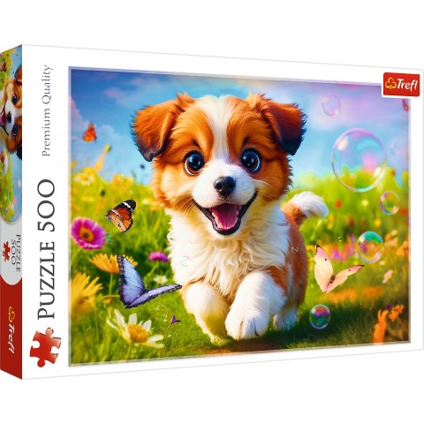 Puzzle - 500 - Wesoły piesek - Trefl 37524 Trefl Puzzle