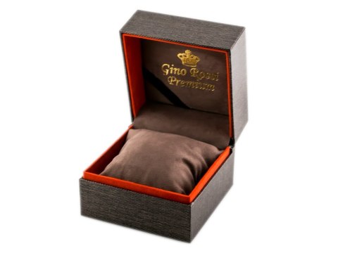 Prezentowe pudełko na zegarek - G. ROSSI PREMIUM - BROWN G. Rossi