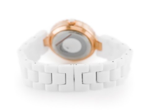 ZEGAREK DAMSKI LONGBO - white/gold (zx610a) Inny