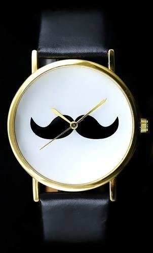 ZEGAREK DAMSKI MUSTACHE - WĄSY - asox (zx548) Inny