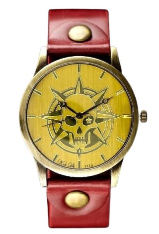 ZEGAREK DAMSKI TAYMA - RETRO PUNK 32 -czerwony (zx594b) Inny