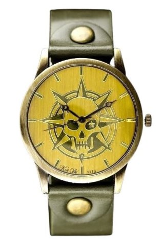 ZEGAREK DAMSKI TAYMA - RETRO PUNK 32 - oliwka (zx594c) Inny