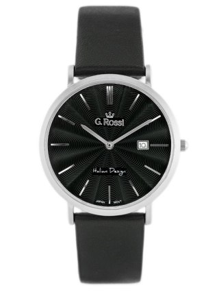 ZEGAREK MĘSKI G. ROSSI - 10853A - SLIM (zg184c) + BOX G. Rossi