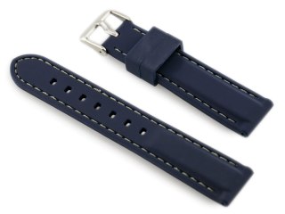 Pasek gumowy do zegarka 903N - przeszywany - 18mm Inny