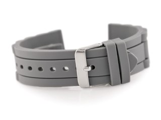 Pasek gumowy do zegarka 904T - karbowany - 22mm Inny