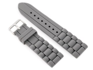 Pasek gumowy do zegarka 904T - karbowany - 22mm Inny