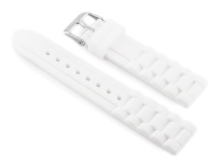 Pasek gumowy do zegarka 904W - karbowany - 20mm Inny