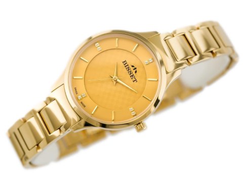 ZEGAREK DAMSKI BISSET BSBE45 - gold (zb551d) Bisset