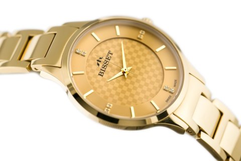 ZEGAREK DAMSKI BISSET BSBE45 - gold (zb551d) Bisset