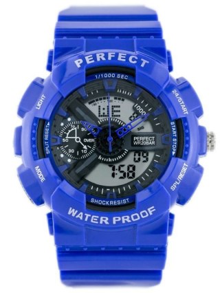 ZEGAREK MĘSKI PERFECT SHOCK (zp219e) - blue Perfect