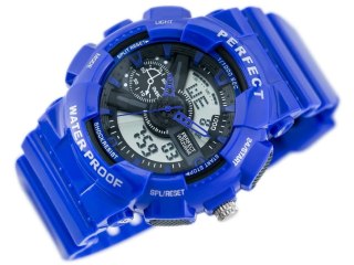 ZEGAREK MĘSKI PERFECT SHOCK (zp219e) - blue Perfect