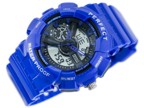 ZEGAREK MĘSKI PERFECT SHOCK (zp219e) - blue Perfect