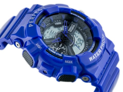 ZEGAREK MĘSKI PERFECT SHOCK (zp219e) - blue Perfect