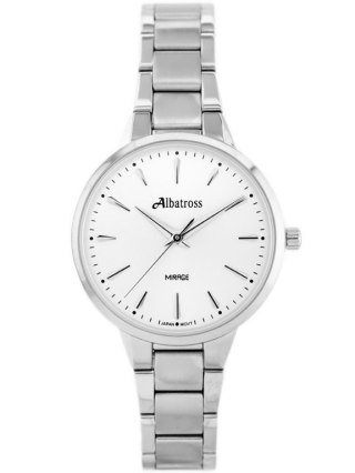 ZEGAREK DAMSKI ALBATROSS Mirage ABBC05 (za539b) silver Albatross