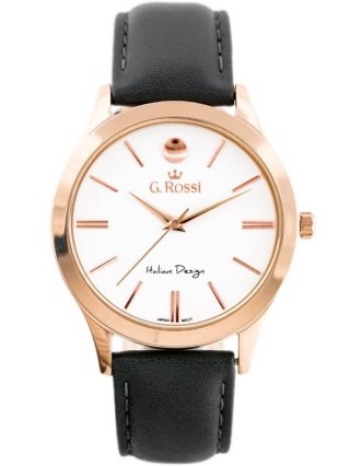 ZEGAREK G. ROSSI - 10398A-3G3 (zg783g) r.g./gray + BOX G. Rossi