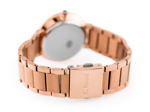 ZEGAREK G. ROSSI - 11155B2-3D3 (zg784e) r.gold + BOX G. Rossi