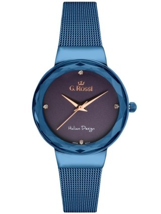 ZEGAREK G. ROSSI - 11184B-6F3 (zg785f) blue/violet + BOX G. Rossi