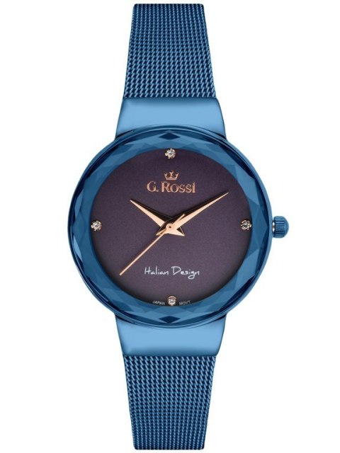 ZEGAREK G. ROSSI - 11184B-6F3 (zg785f) blue/violet + BOX G. Rossi
