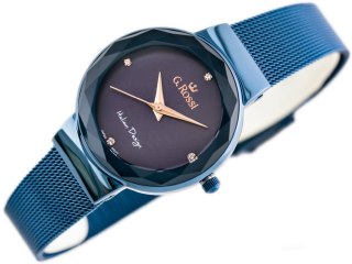 ZEGAREK G. ROSSI - 11184B-6F3 (zg785f) blue/violet + BOX G. Rossi