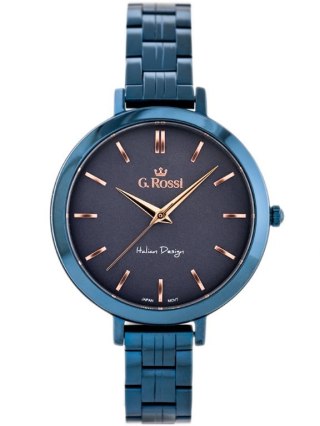 ZEGAREK G. ROSSI - 11389B-6F3 (zg787h) blue/violet + BOX G. Rossi