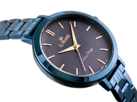 ZEGAREK G. ROSSI - 11389B-6F3 (zg787h) blue/violet + BOX G. Rossi