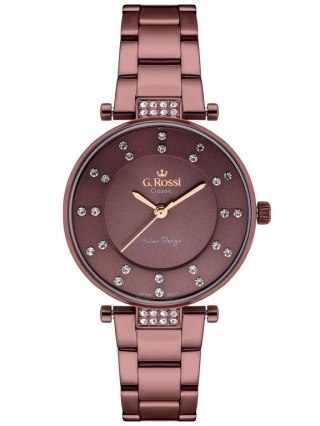ZEGAREK G. ROSSI - C5131B-2B3 (zg780d) violet + BOX G. Rossi