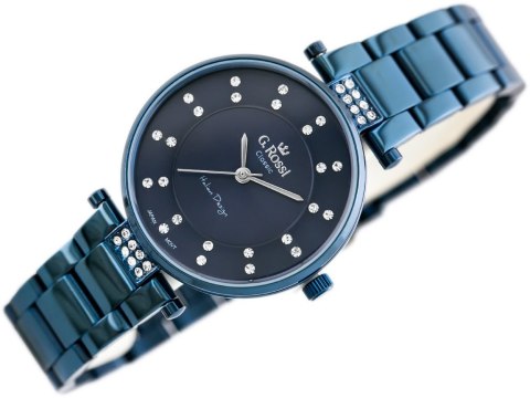 ZEGAREK G. ROSSI - C5131B-6F1 (zg780e) blue + BOX G. Rossi
