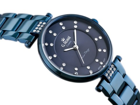 ZEGAREK G. ROSSI - C5131B-6F1 (zg780e) blue + BOX G. Rossi
