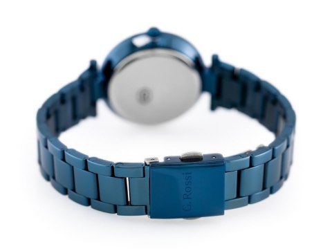 ZEGAREK G. ROSSI - C5131B-6F1 (zg780e) blue + BOX G. Rossi