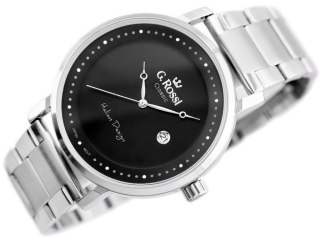 ZEGAREK G. ROSSI - C6182B-1C1 (zg256a) s./black + BOX G. Rossi