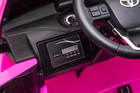 Auto Na Akumulator Toyota Hilux Różowy LEAN CARS