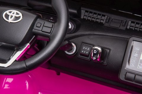 Auto Na Akumulator Toyota Hilux Różowy LEAN CARS